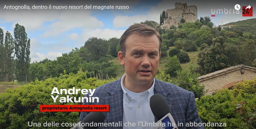 Андрей Якунин в Castello di Antognolla